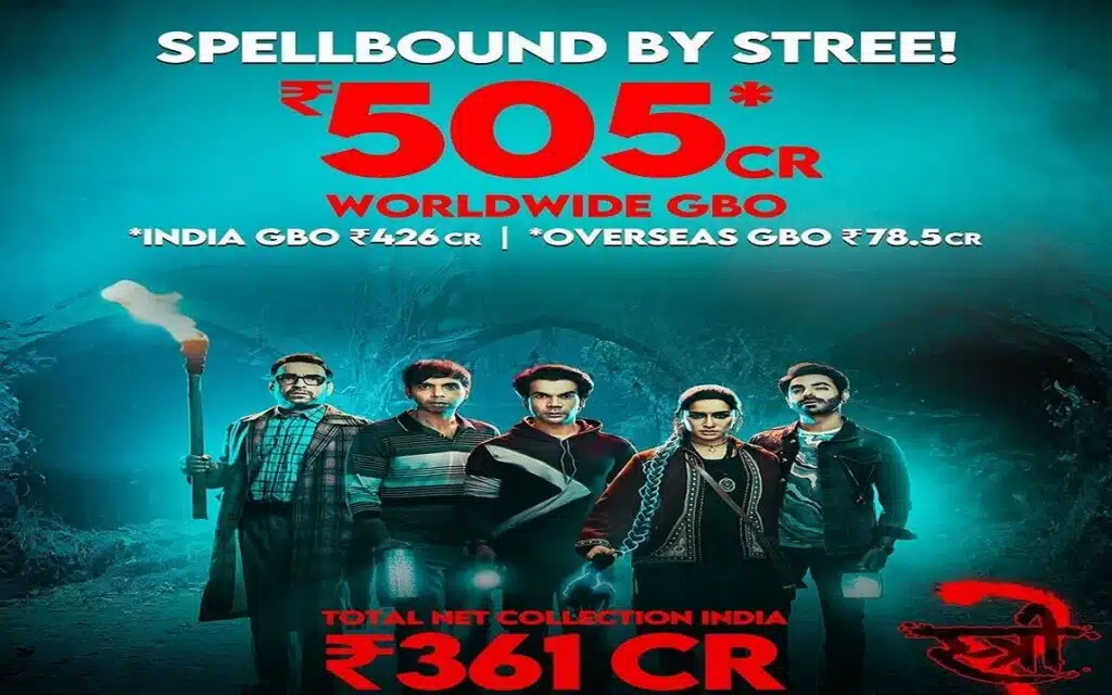 Stree 2 Collection Biggest hit of the year till date Collection 505 crores