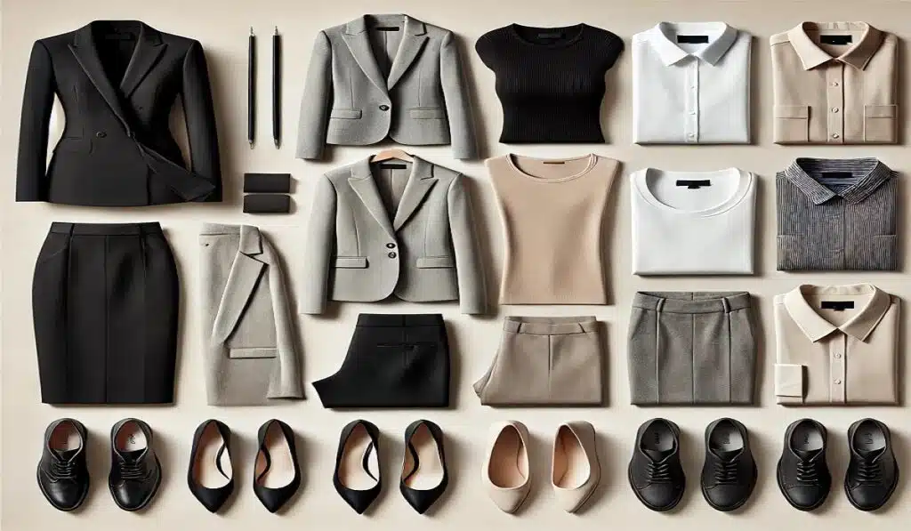 Minimalist Work Wardrobe for Women Being Maverick